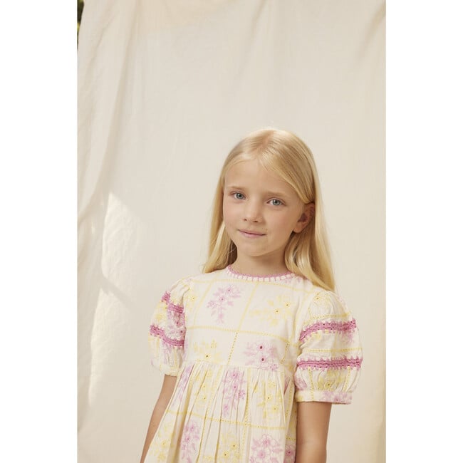 Alba Dress, Patchwork embroidery - Dresses - 3