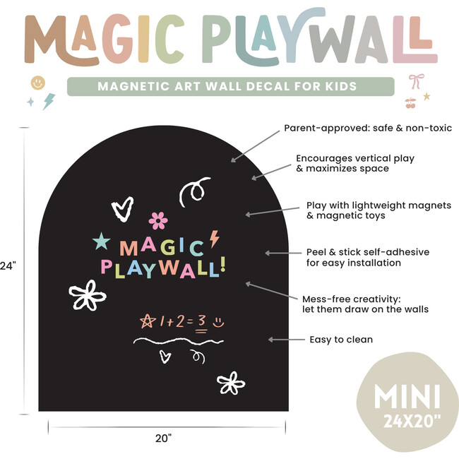 Mini Magic Playwall - Midnight - Developmental Toys - 3