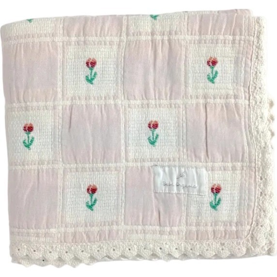 Bella Special Blanket, Mauve Tulip Patchwork