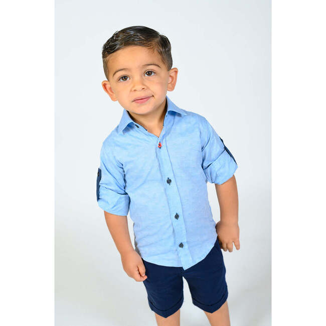 Pineapple Dress Shirt, Blue