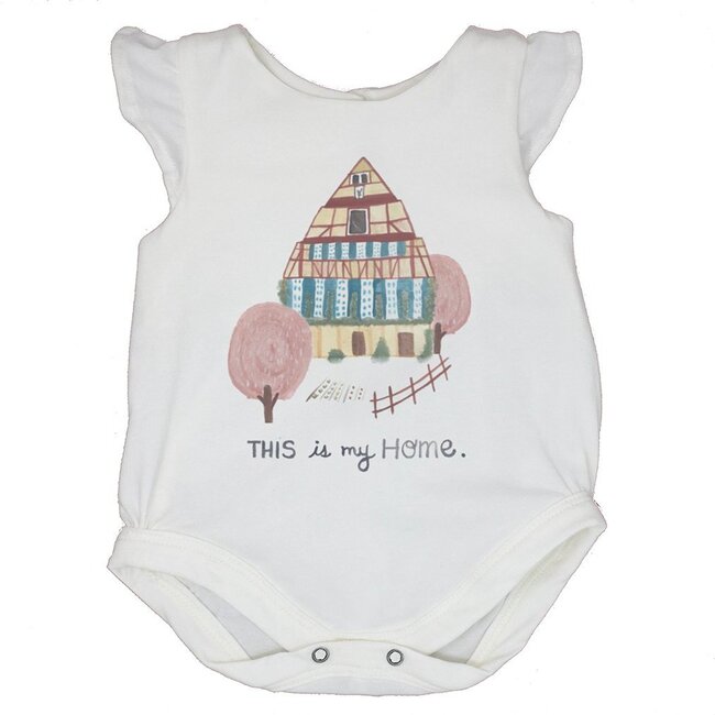 This Is My Home Bodysuit, Cream