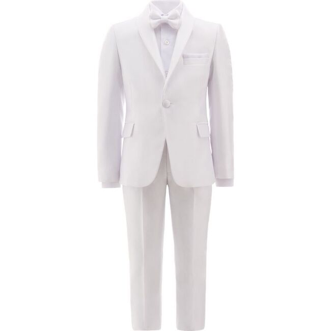 Shawl Lapel Suit, White