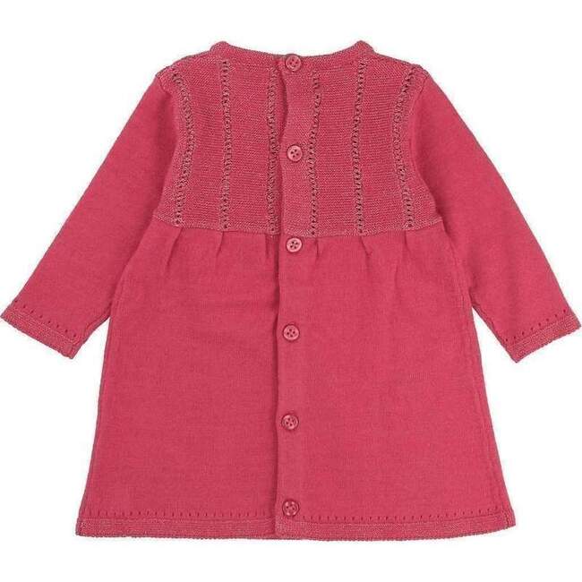 Fancy Knitted Dress, Fuchsia