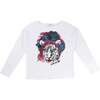 Lion Long Sleeve T-Shirt, White - T-Shirts - 1 - thumbnail