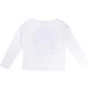 Lion Long Sleeve T-Shirt, White - T-Shirts - 2