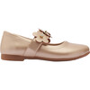 Flower Strap Flats, Gold - Flats - 2