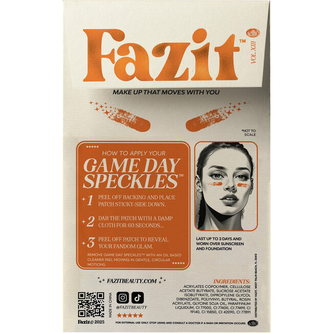 Orange Game Day Speckles