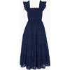 The Ellie Nap Dress, Navy Sheer Plaid - Dresses - 1 - thumbnail