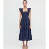 The Ellie Nap Dress, Navy Sheer Plaid - Dresses - 3