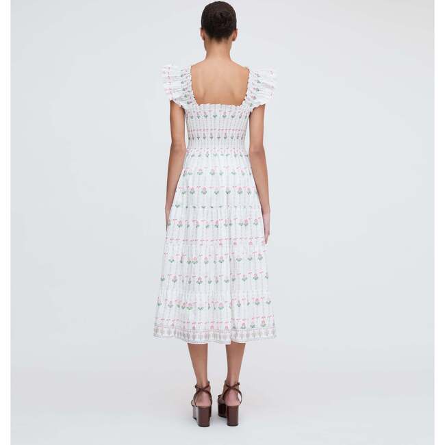 The Ellie Nap Dress, White Trailing Fern - Dresses - 4
