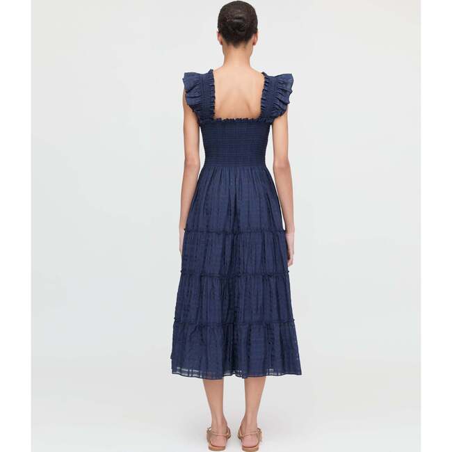 The Ellie Nap Dress, Navy Sheer Plaid - Dresses - 5