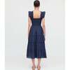 The Ellie Nap Dress, Navy Sheer Plaid - Dresses - 5