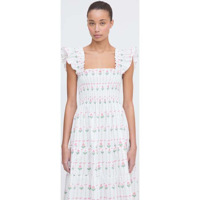 The Ellie Nap Dress, White Trailing Fern - Dresses - 5