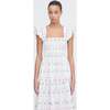 The Ellie Nap Dress, White Trailing Fern - Dresses - 5