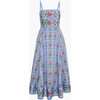 The Margot Dress, Blue Floral Block Stripe - Dresses - 1 - thumbnail