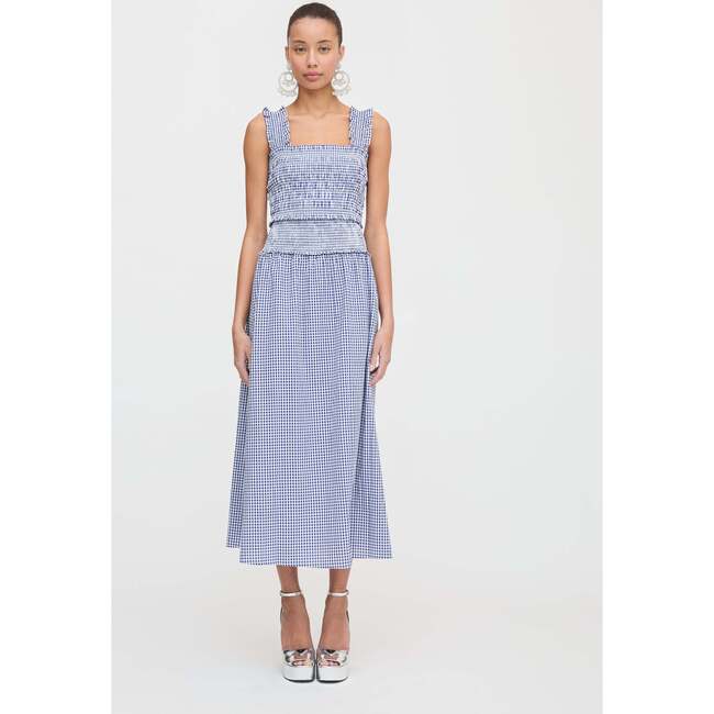 The Azalea Nap Top, Navy Gingham - Tank Tops - 4