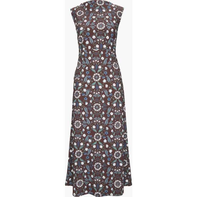 The Sloane Dress, Chocolate Swedish Floral