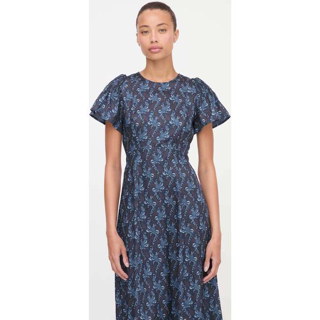 The Dominique Dress, Navy Cala Paisley - Dresses - 3