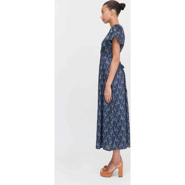 The Dominique Dress, Navy Cala Paisley - Dresses - 4