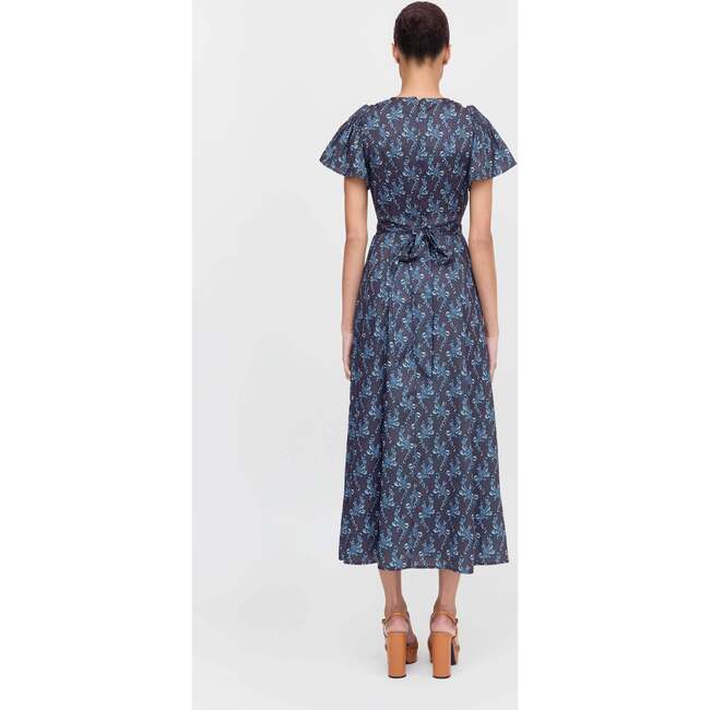 The Dominique Dress, Navy Cala Paisley - Dresses - 5