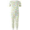 Spring Meadows Jersey Pajamas, Blue - Pajamas - 1 - thumbnail
