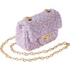 Tweed Bag, Purple - Bags - 1 - thumbnail