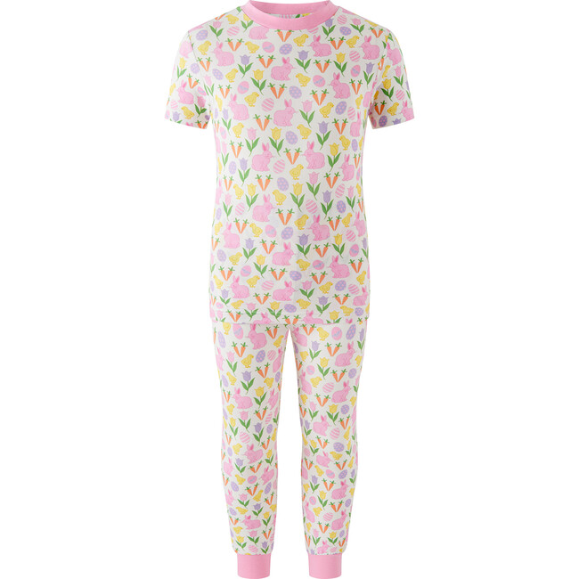 Spring Meadows Jersey Pajamas, Pink