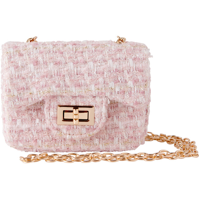 Tweed Bag, Pale Pink