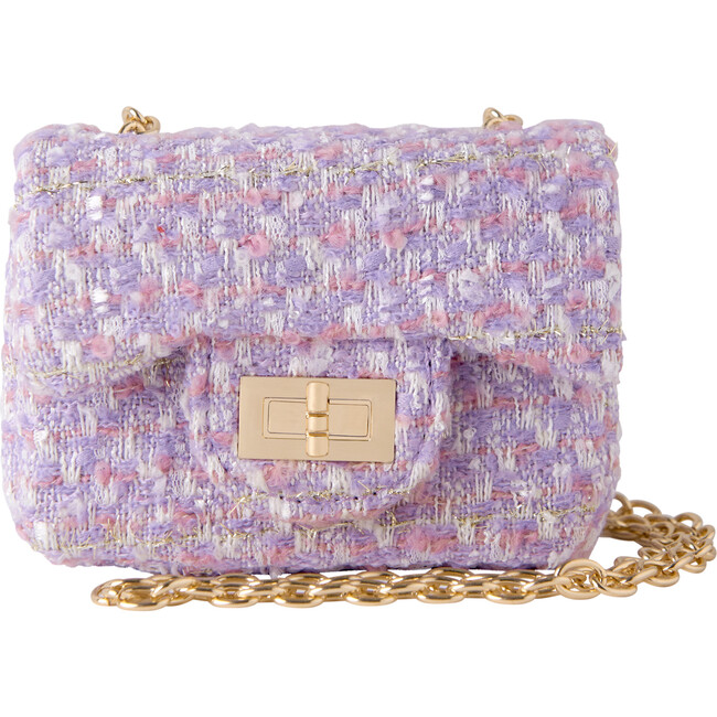 Tweed Bag, Purple