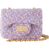 Tweed Bag, Purple - Bags - 2