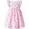 Strawberry Gingham Sundress & Hat, Pink - Dresses - 2
