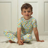 Spring Meadows Jersey Pajamas, Blue - Pajamas - 3