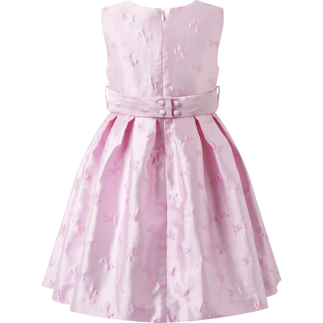 Bow Damask Dress, Pink