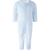 Pima Star Footie, Blue - Footie Pajamas - 1 - thumbnail