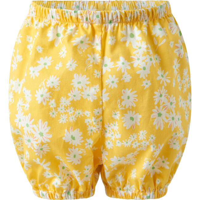 Daisy Peter Pan Collar Dress and Bloomers, Yellow - Dresses - 3