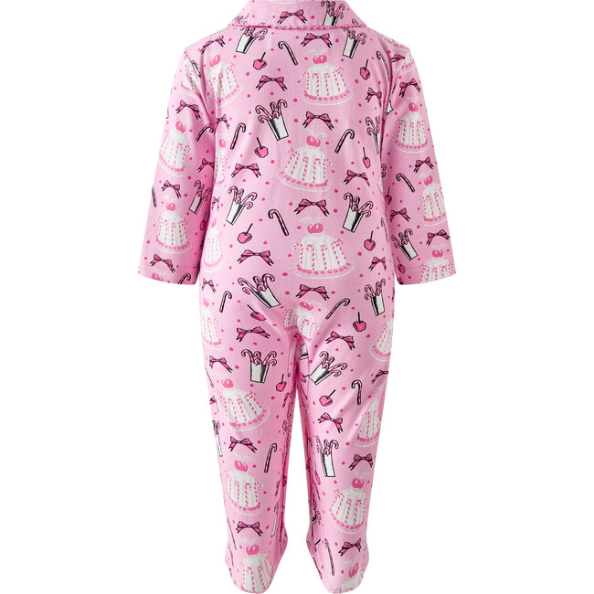 Eloise Candy Footie, Pink