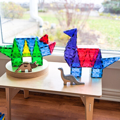 Magna-Tiles® Dino World XL - 50 Piece Set