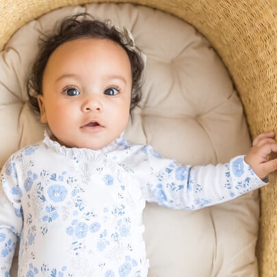 Feather Baby Footie Pajamas