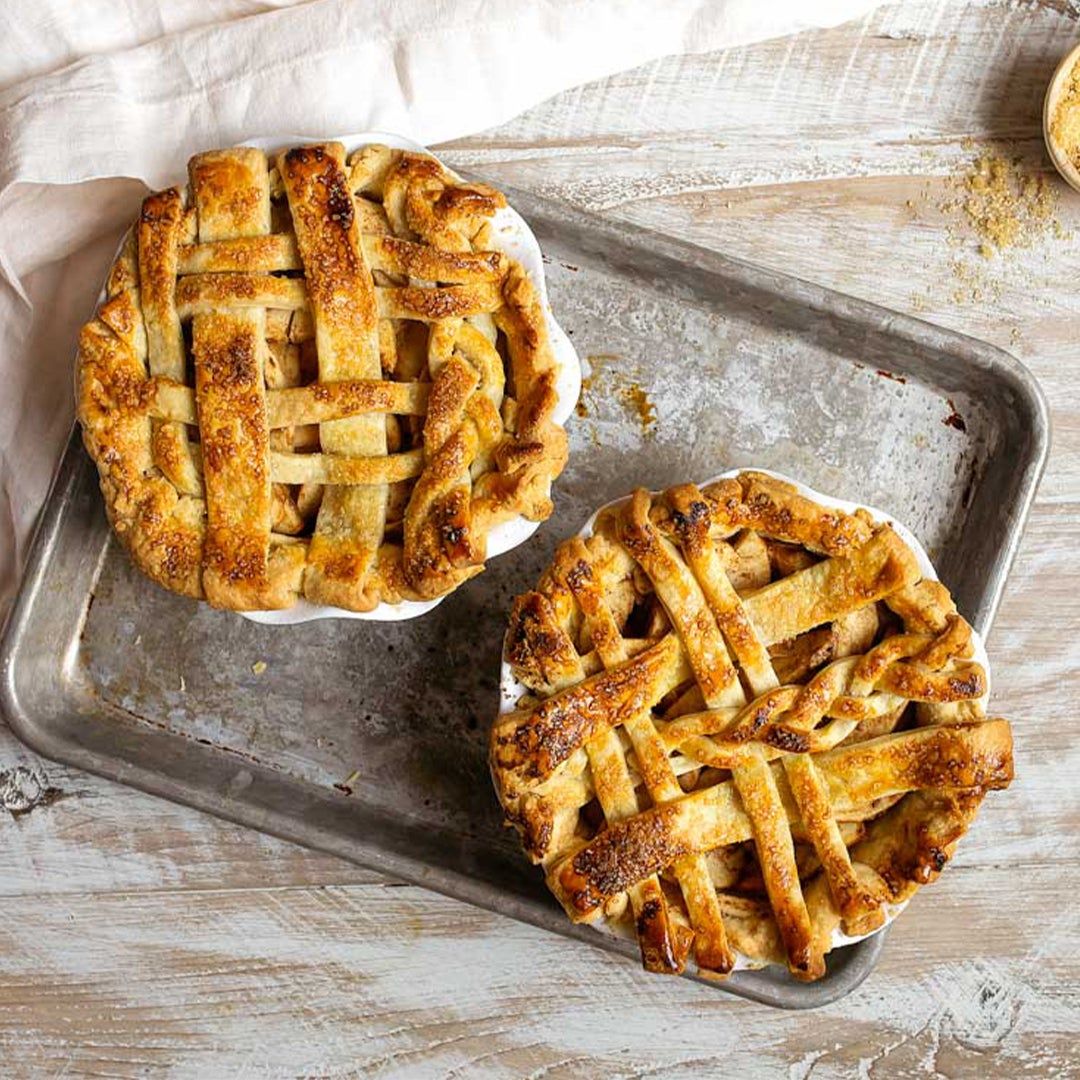 Two mini apple pies by Dessert for Two