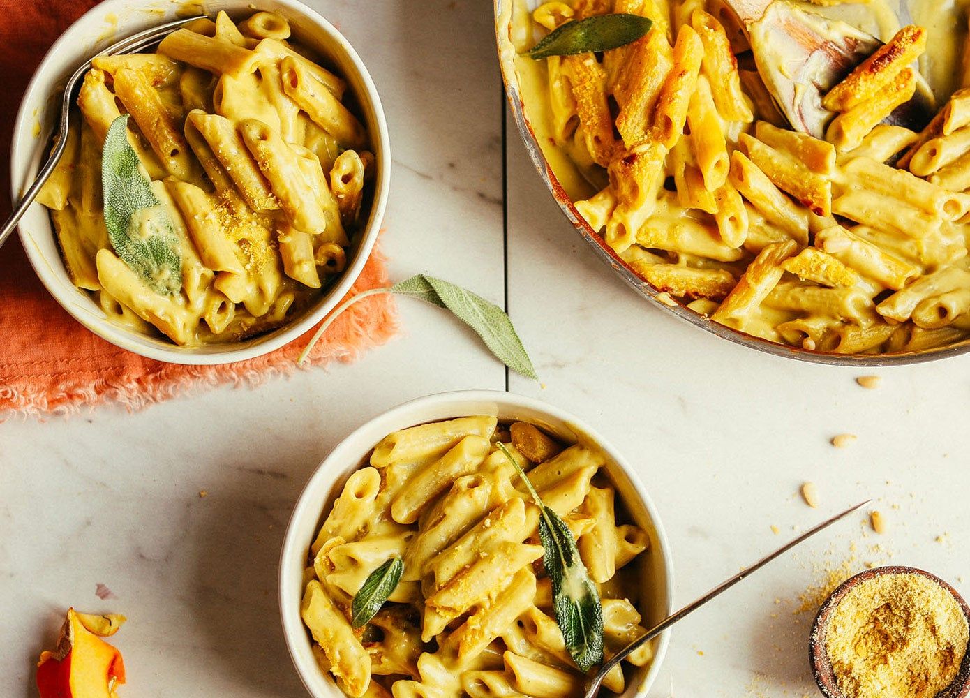 Vegan Pumpkin Mac ‘n’ Cheese