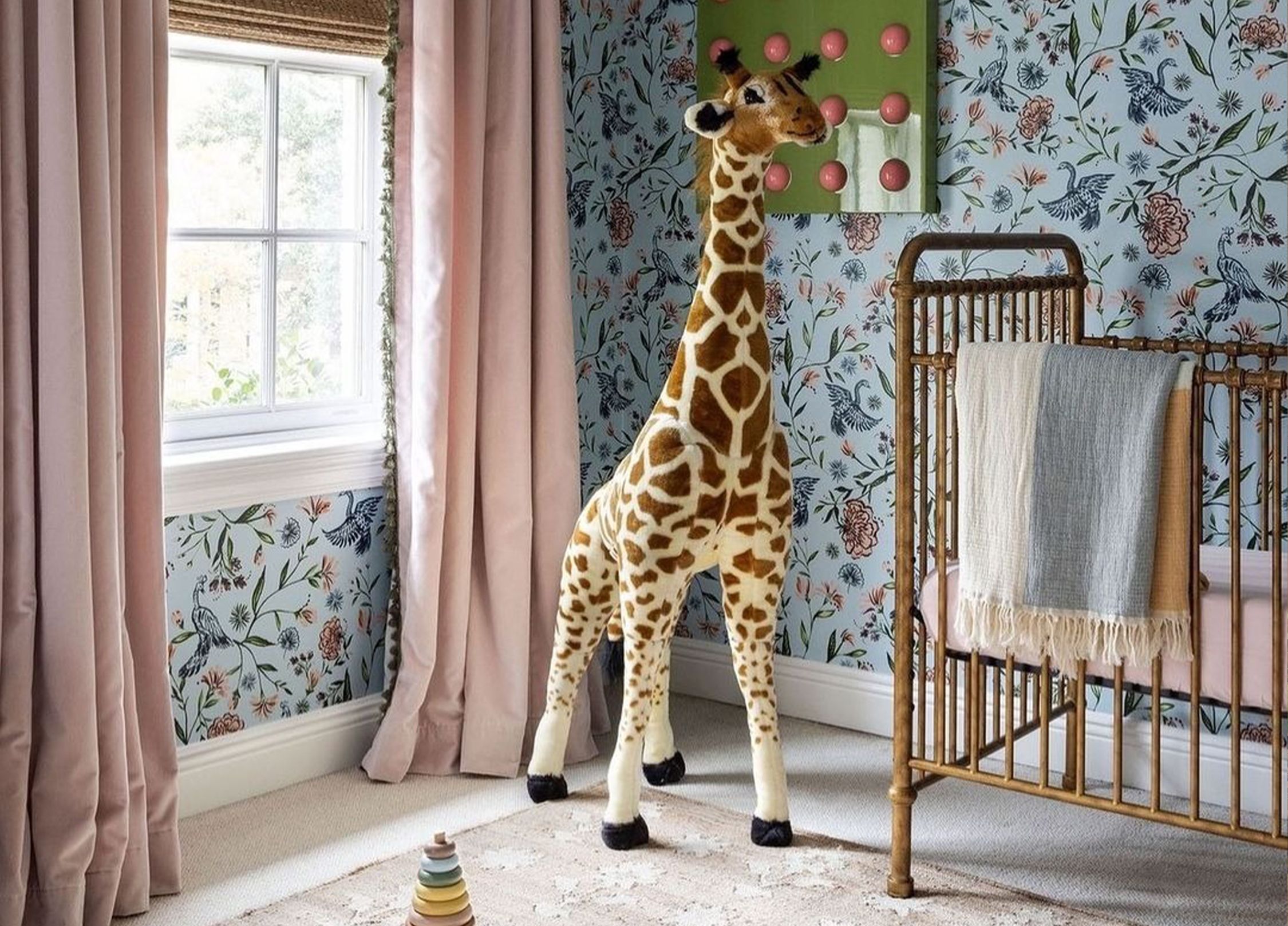 A vintage-inspired nursery design.